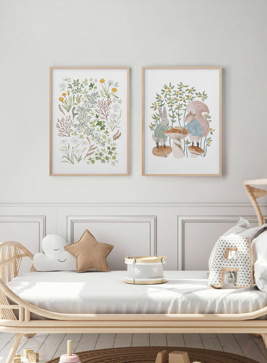 Floral Foraging, Poster